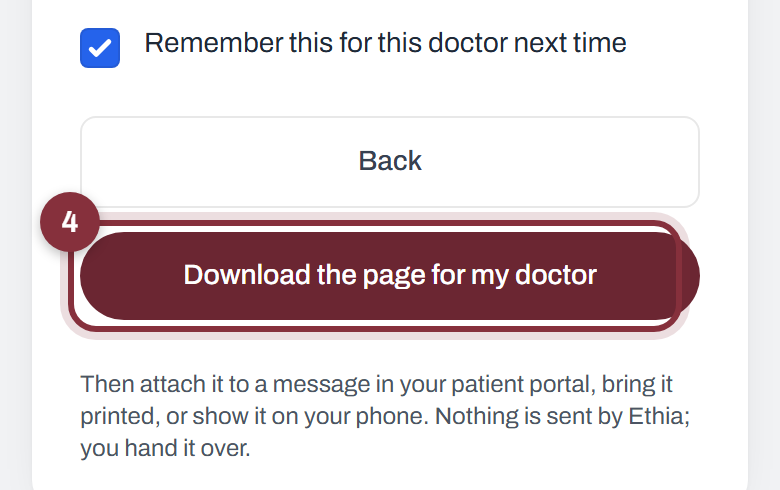 The download button at the bottom of the page